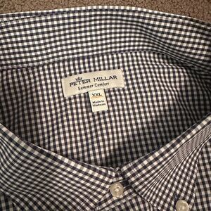 Men’s Peter Millar Big and Tall Button Down Dress Shirt